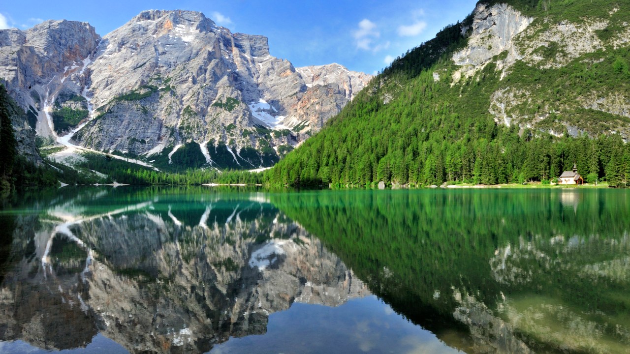 Lago di Braies, Trentino-Alto Adige, Itália