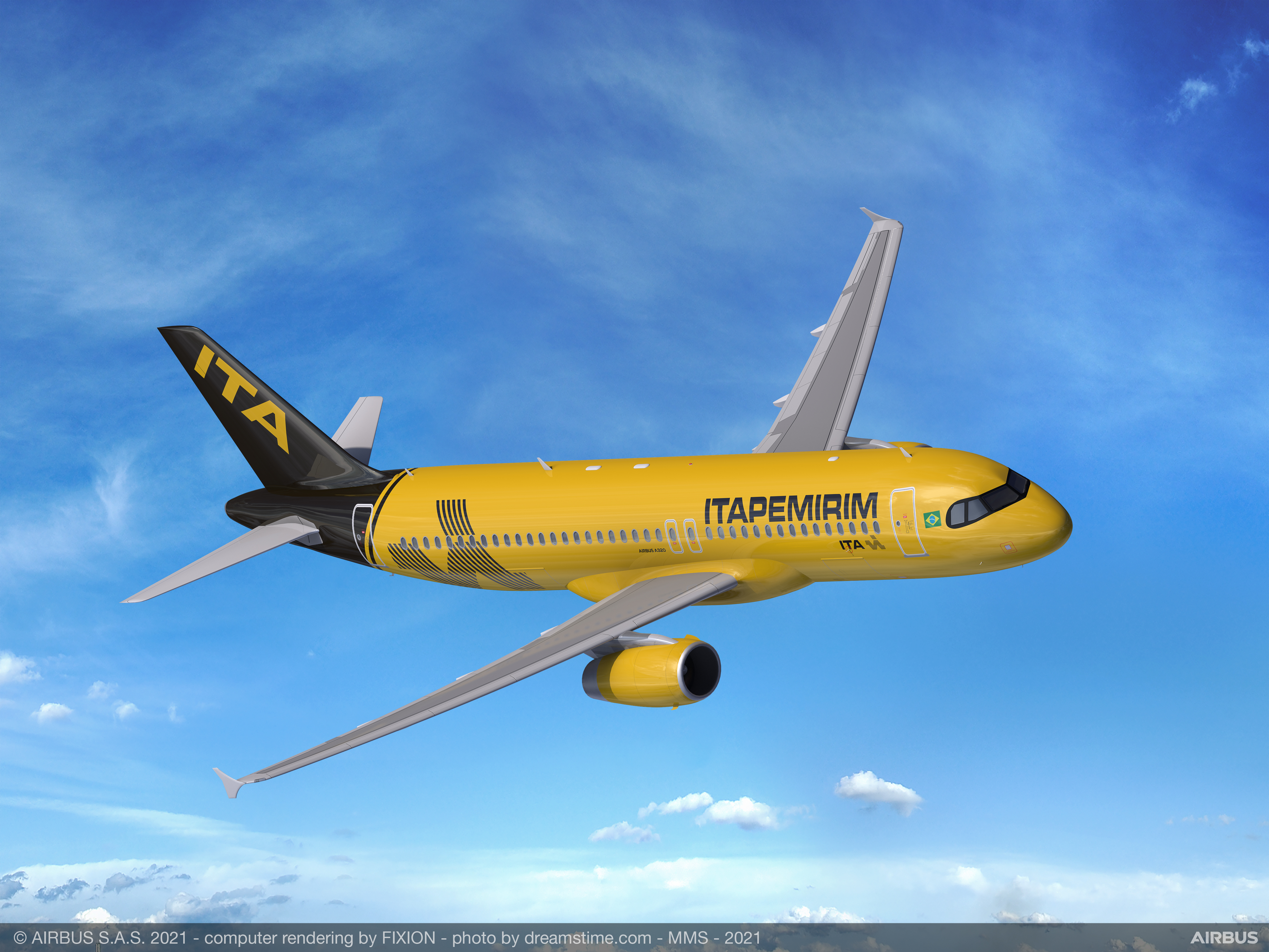 Chega ao Brasil o primeiro avio da Itapemirim Transportes Areos