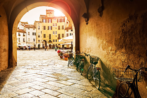 Cidade de Lucca na Itália