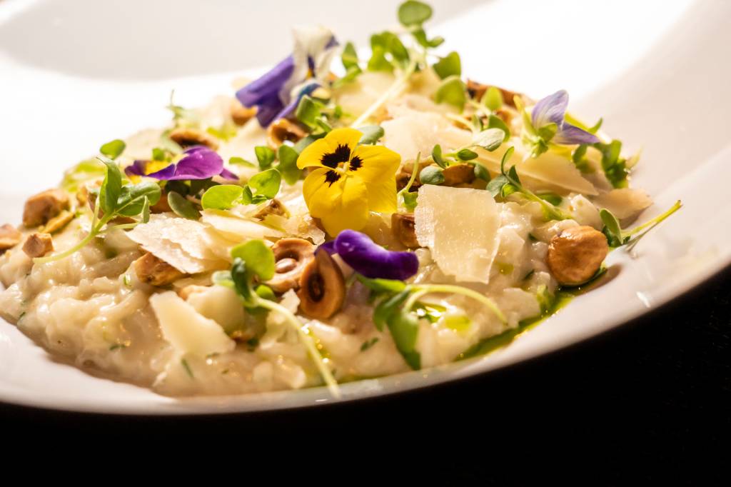 Risoto da estação do restaurante Avista: só não brilha mais que... a vista!