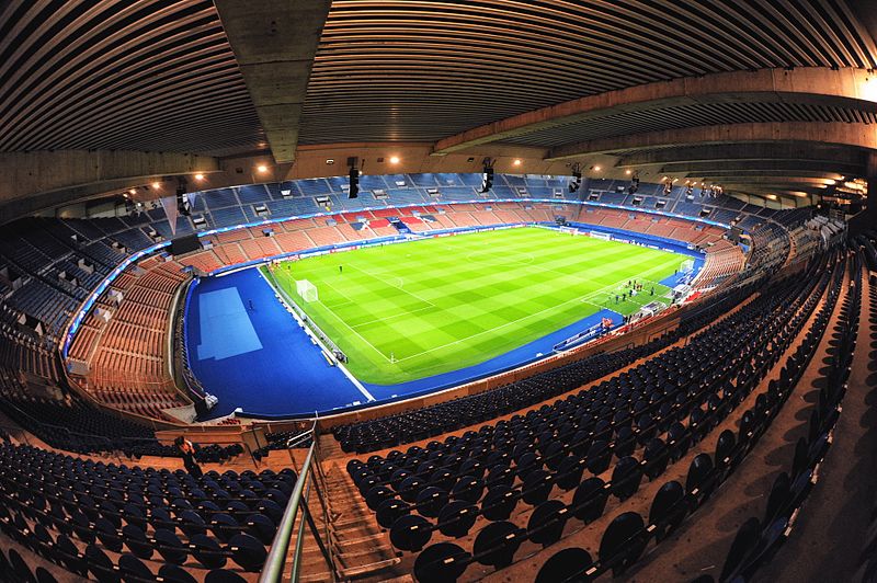 Estádio Parc des Princes, casa do Paris Saint+Germain