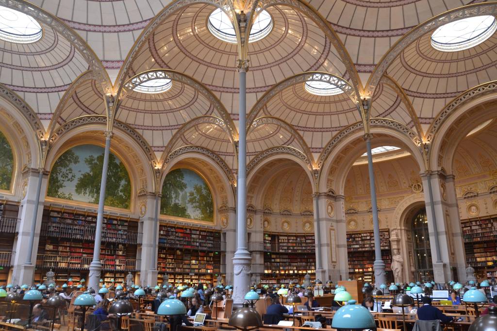 Interior da Biblioteca Nacional Da França
