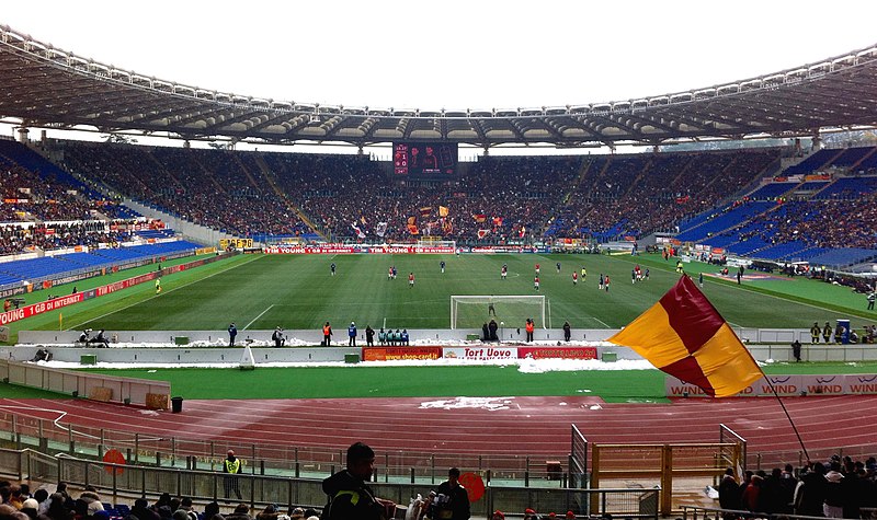 Estádio Olímpico recebe partidas das Equipes da Roma e Lazio