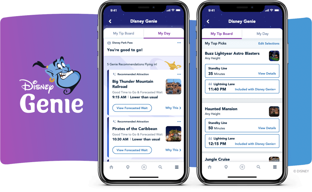 Genie, novo sistema digital dos parques da Disney