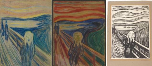 Aos 30 anos, Munch pintou "O Grito", considerada sua obra máxima. O museu MUCH guarda três versões da imagem.