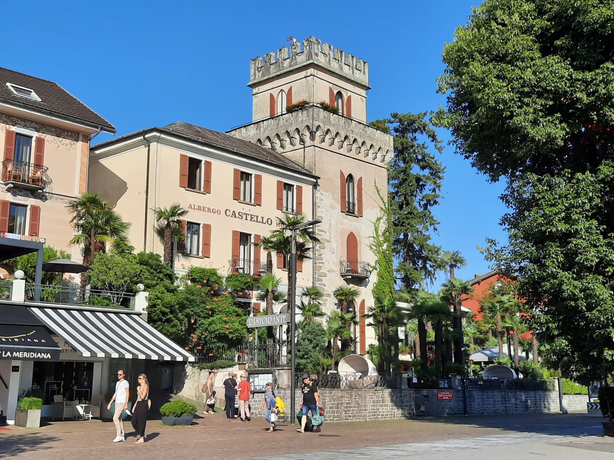 O Romantik Hotel Castello Seeschloss, em Ascona