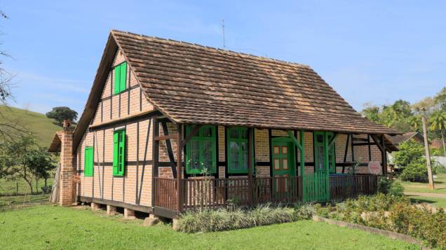 A Casa Strutz é outra construção bem preservada da Rota do Enxaimel. A Casa Strutz é outra construção bem preservada da Rota do Enxaimel.