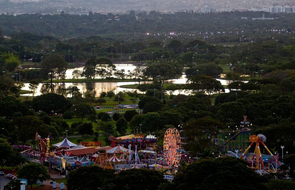 imagem aérea do Parque da Cidade
