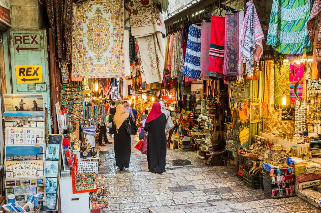 David Street, El Bazar, Jerusalém, Israel