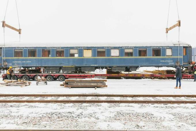 Carros originais do Orient Express