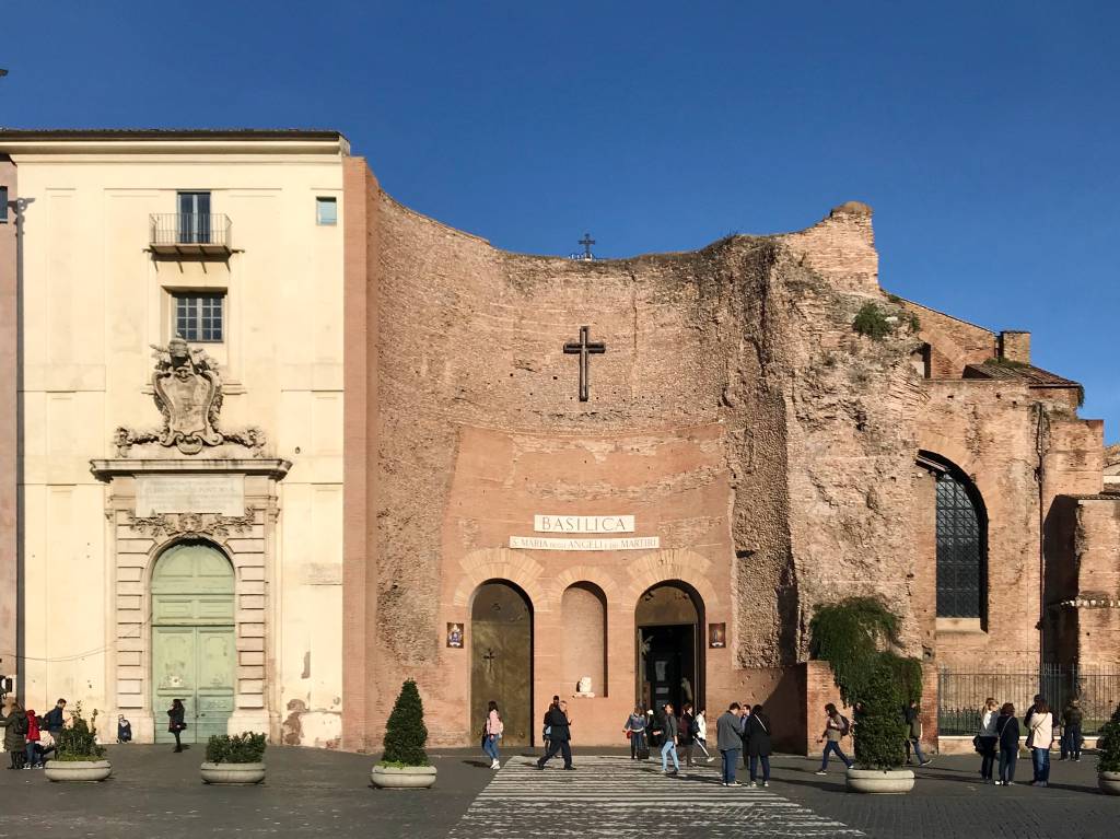 Basilica_di_Santa_Maria_degli_Angeli_e_dei_Martire Roma, Itália