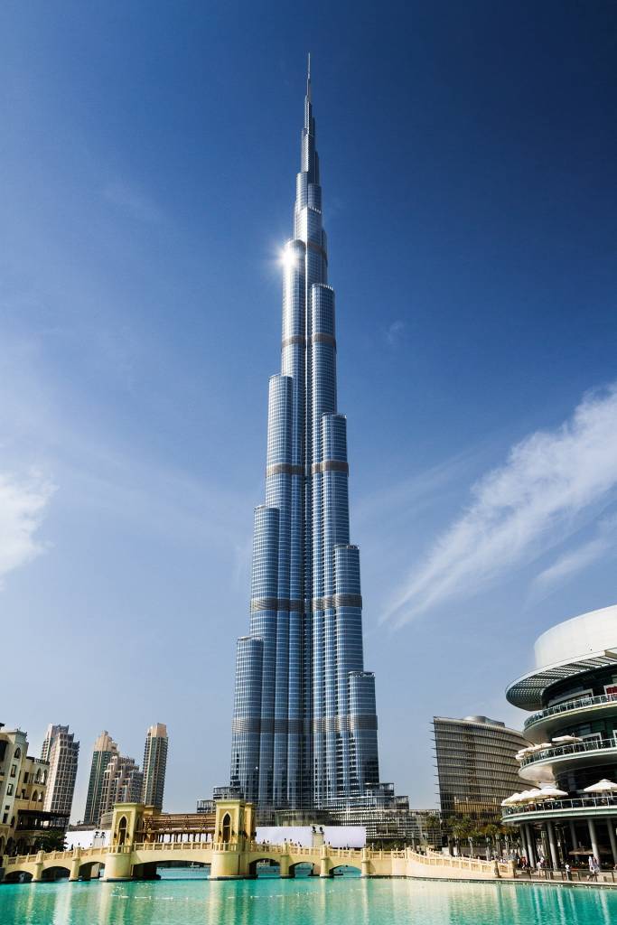 Burj Khalifa, Dubai, Emirados Árabes Unidos.