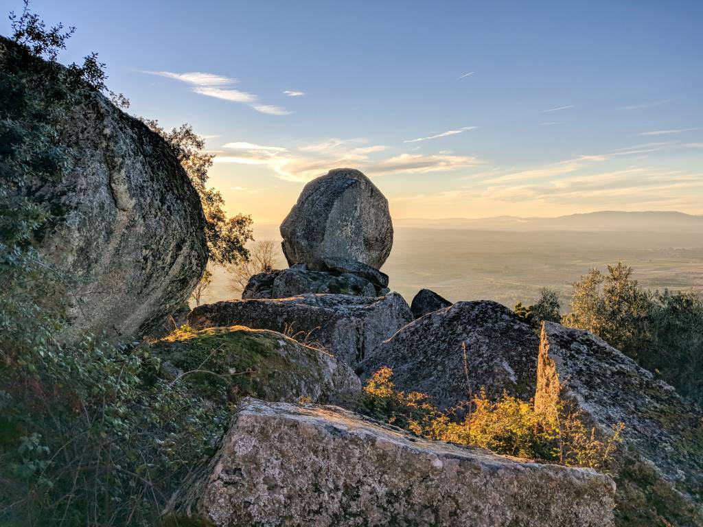 Formação rochosa impressionante em Portugal