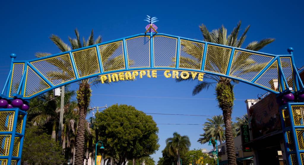 Pineapple Grove, Delray Beach, Flórida, Estados Unidos