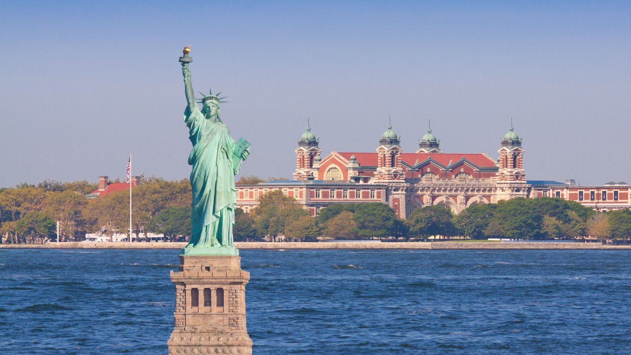 Estátua da Liberdade, Ellis Island, Nova York, Estados Unidos
