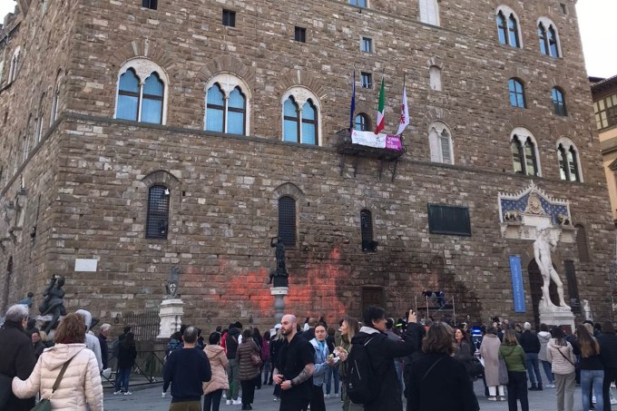Palazzo Vecchio, Piazza della Signoria, Florença, Toscana, Itália