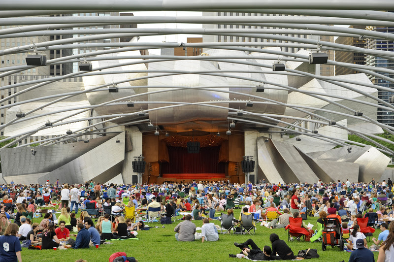 Jay Pritzker Pavilion no Millenium Park, Chicago