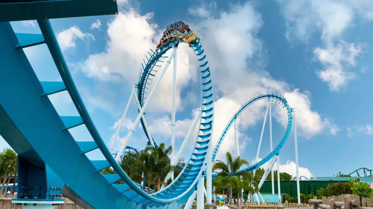 Pipeline: The Surf Coaster, SeaWorld, Orlando, Flórida, Estados Unidos