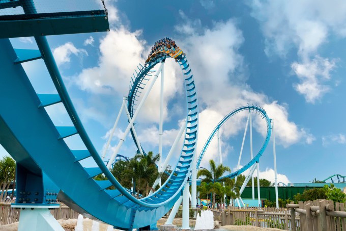 Pipeline: The Surf Coaster, SeaWorld, Orlando, Flórida, Estados Unidos