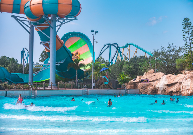 Piscina de ondas, Aquatica, Orlando, Flórida, Estados Unidos Piscina de ondas, Aquatica, Orlando, Flórida, Estados Unidos