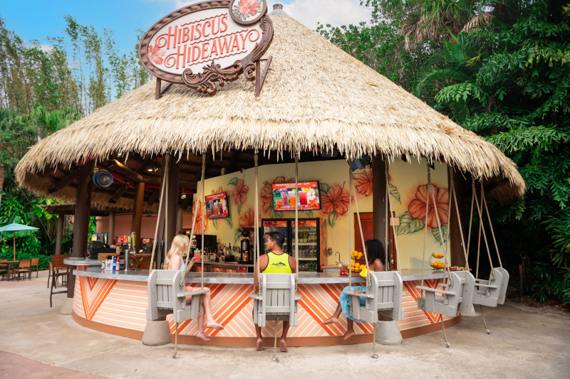 Hibiscus’s Hideway, Discovery Cove, Orlando, Flórida, Estados Unidos Hibiscus's Hideway, Discovery Cove, Orlando, Flórida, Estados Unidos