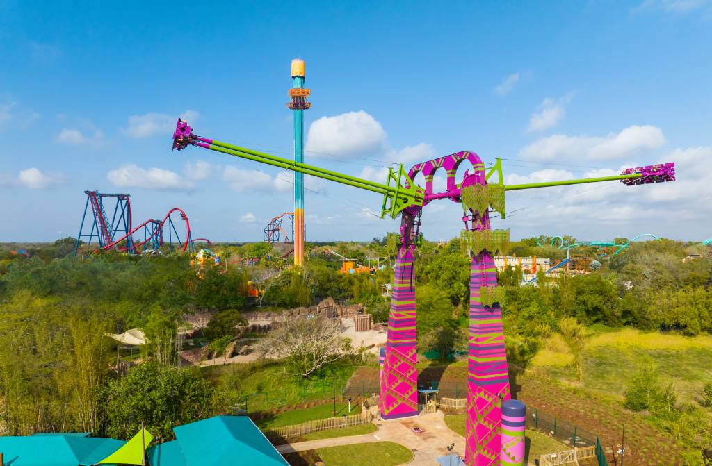 Serengeti Flyer, Busch Gardens, Tampa, Flórida, Estados Unidos