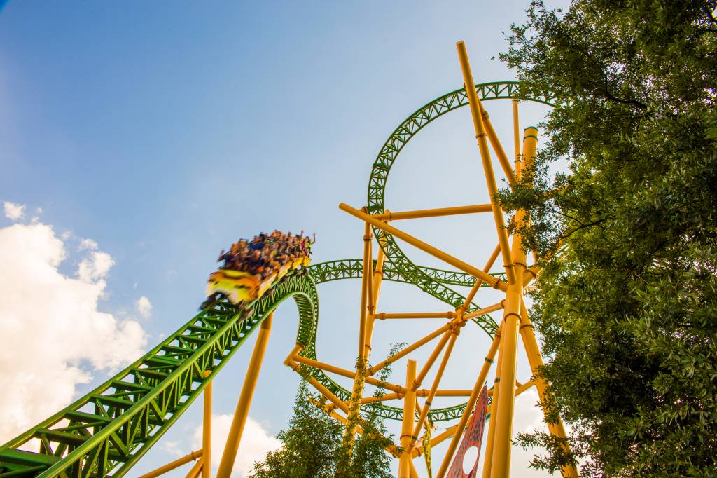 Cheetah Hunt, Busch Gardens, Tampa, Flórida, Estados Unidos