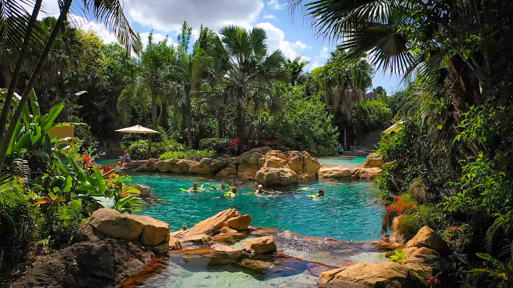 Wind-Away River, Discovery Cove, Orlando, Flórida, Estados Unidos