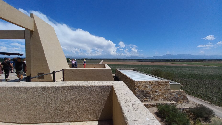 Terraço da pirâmide da Catena Zapata