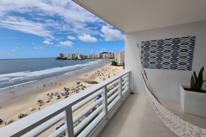 Apartamento com vista para o mar, Guarujá, São Paulo, Brasil 2