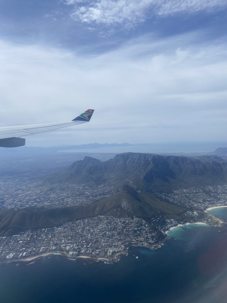 Cidade do Cabo, South African, África do Sul A rota inédita para Cidade do Cabo vem com esse visual de brinde