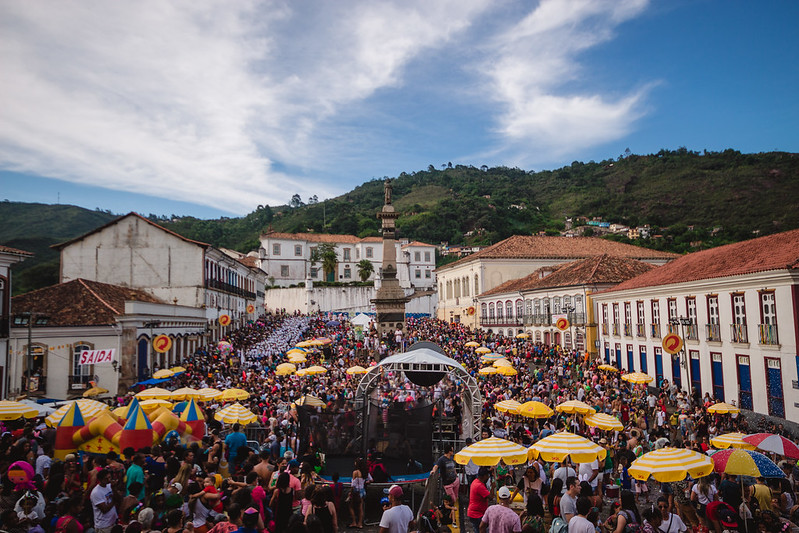 Carnaval na Praça Tiradentes, Ouro Preto, Minas Gerais