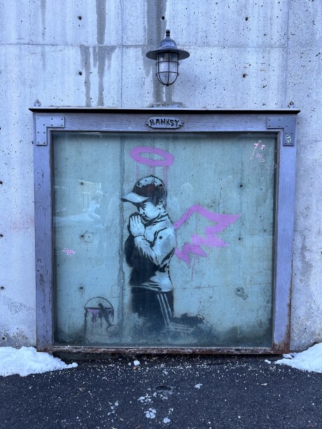 Um Banksy...