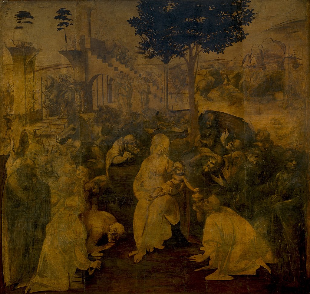 “A Adoração dos Magos” – Leonardo da Vinci
