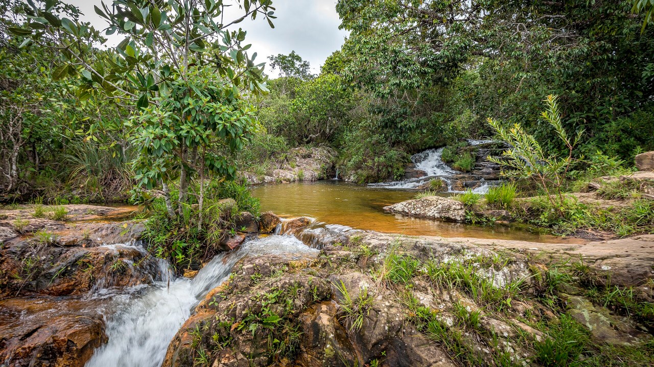 Cachoeira dos Cristais, em Alto Paraíso de Goiás