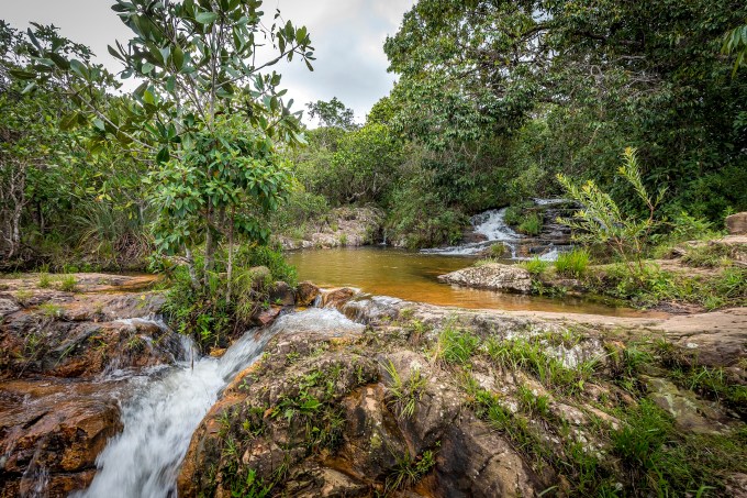 Cachoeira dos Cristais, em Alto Paraíso de Goiás