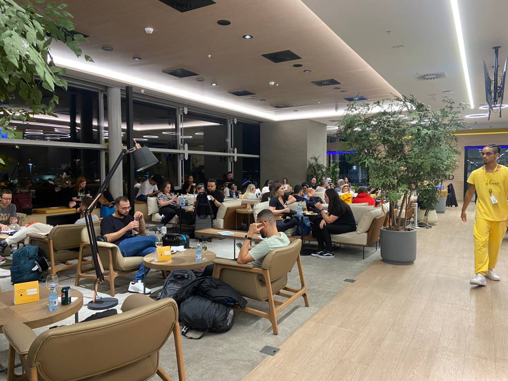 Nomad Lounge, Aeroporto de Guarulhos, São Paulo, Brasil Nomad Lounge, Aeroporto de Guarulhos, São Paulo, Brasil