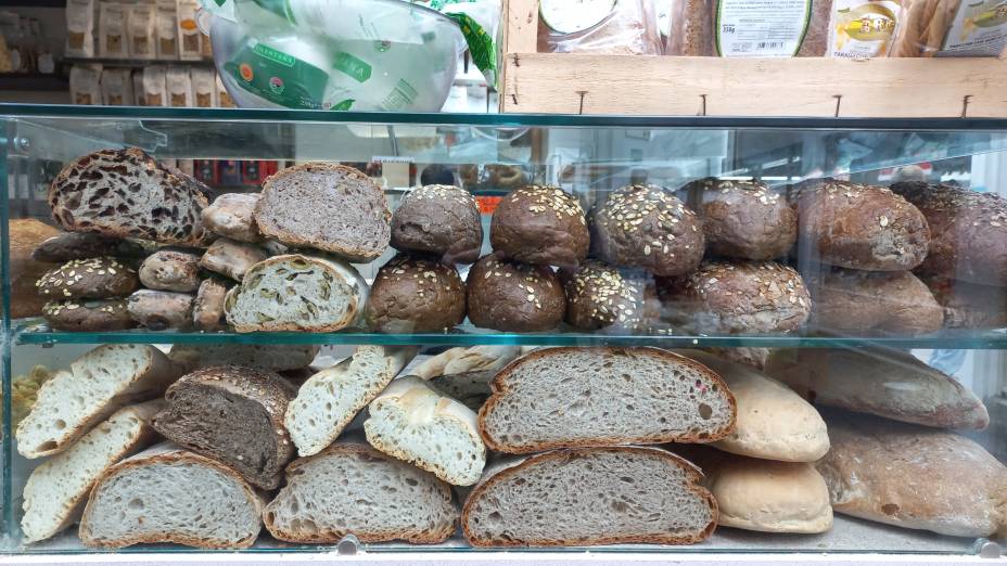 Mercado Testaccio: contém glúten Mercado Testaccio: contém glúten