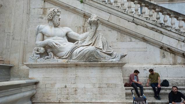 A grande beleza na Piazza del Campidoglio A grande beleza na Piazza del Campidoglio