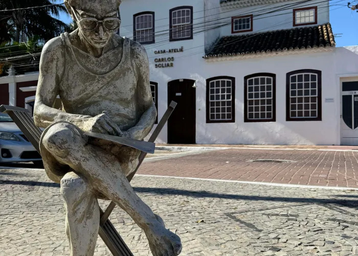 Fachada Casa Museu Carlos Scliar, em Cabo Frio