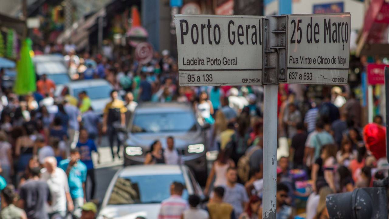 Rua 25 de Março, São Paulo, Brasil
