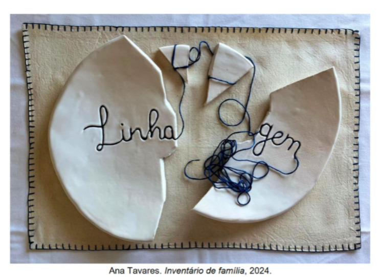 Obra de Ana Tavares na exposição "Handmade: Enredos Femininos"