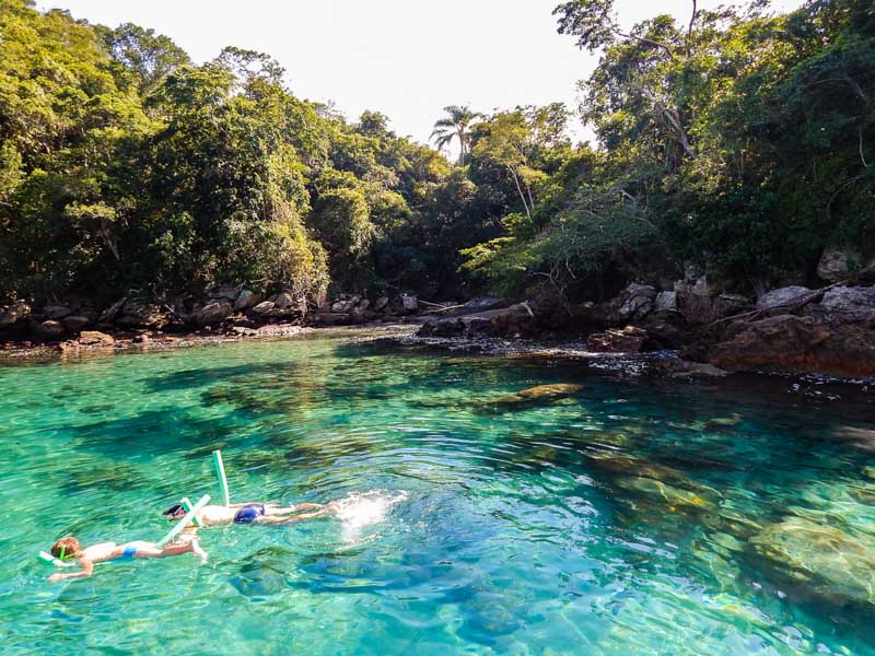 lagoa azul da ilha grande