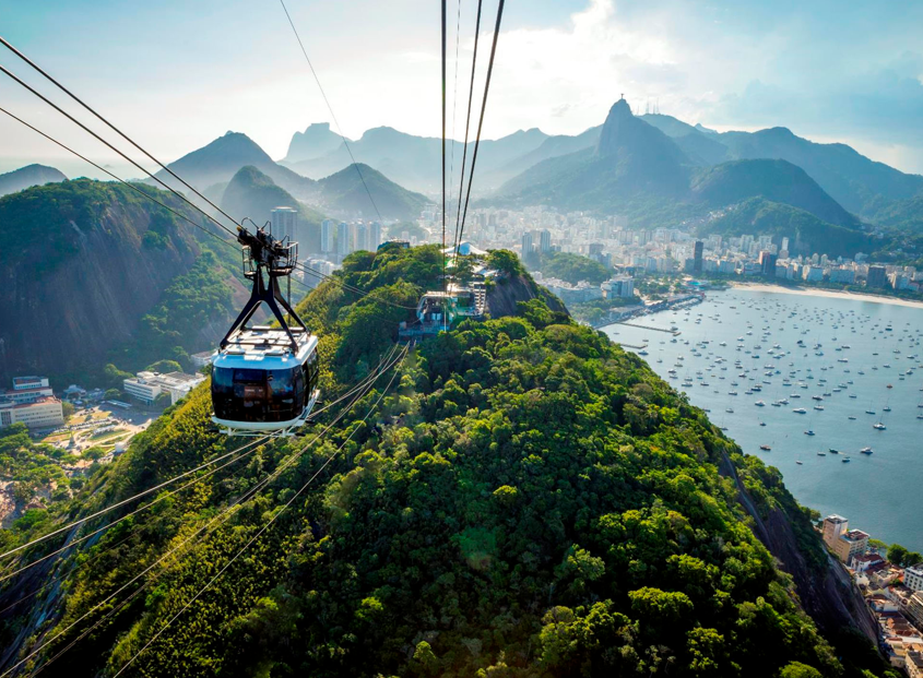 Parque Bondinho Pão de Açúcar, Rio de Janeiro, Brasil