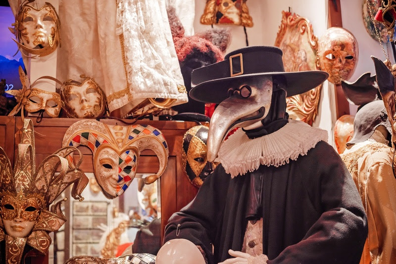 Máscaras de Carnaval em Veneza