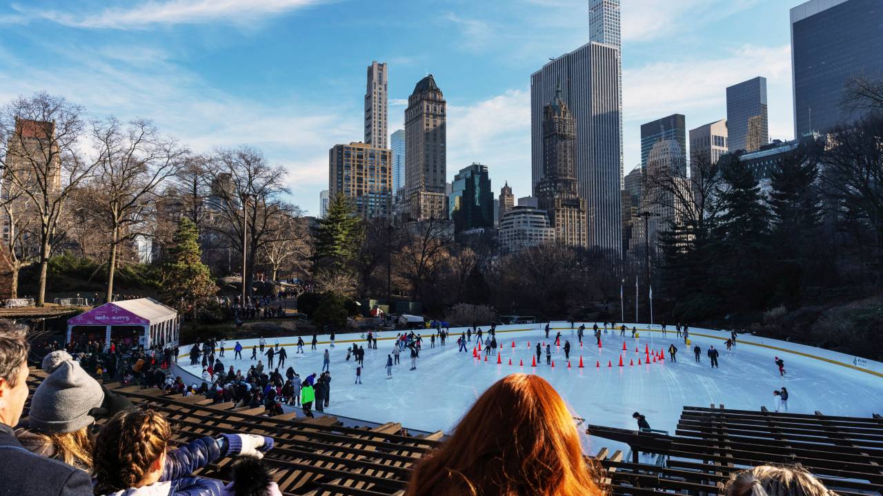 Central-Park-Ice-Rink, NY, EUA