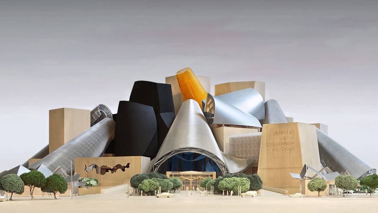 Projeto do Exterior do Guggenheim Abu Dhabi