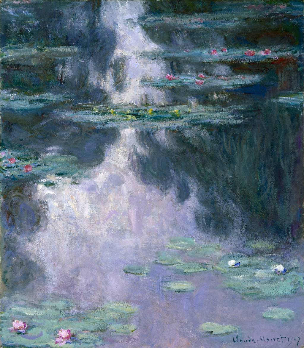 Claude Monet, Water Lilies (Nymphéas), 1907. © The Museum of Fine Arts, Houston; Thomas R. DuBrock Claude Monet, Water Lilies (Nymphéas), 1907. © The Museum of Fine Arts, Houston; Thomas R. DuBrock