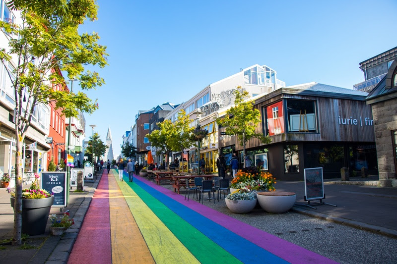 Rainbow Street, Reykjavik, Islândia