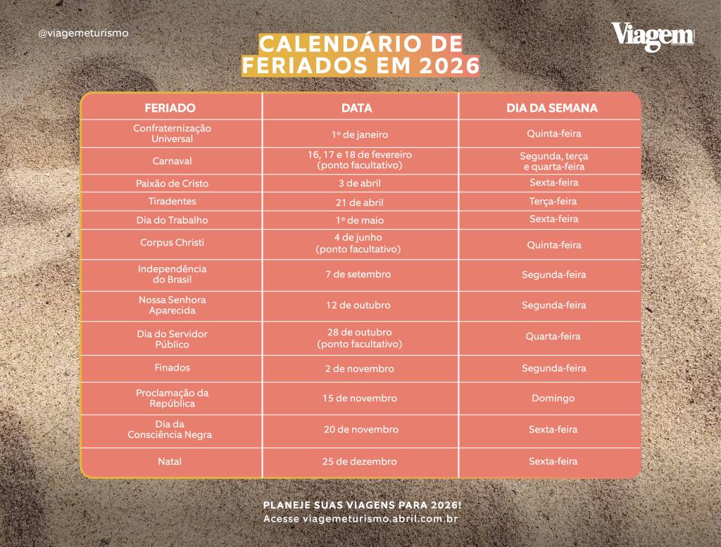 Feriados 2026 Feriados 2026